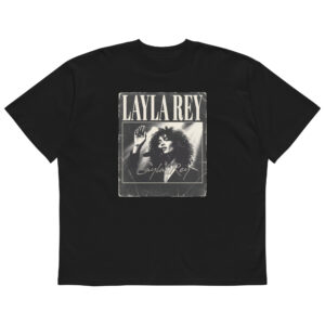 Layla Rey Concert – Unisex organic oversized high neck t-shirt