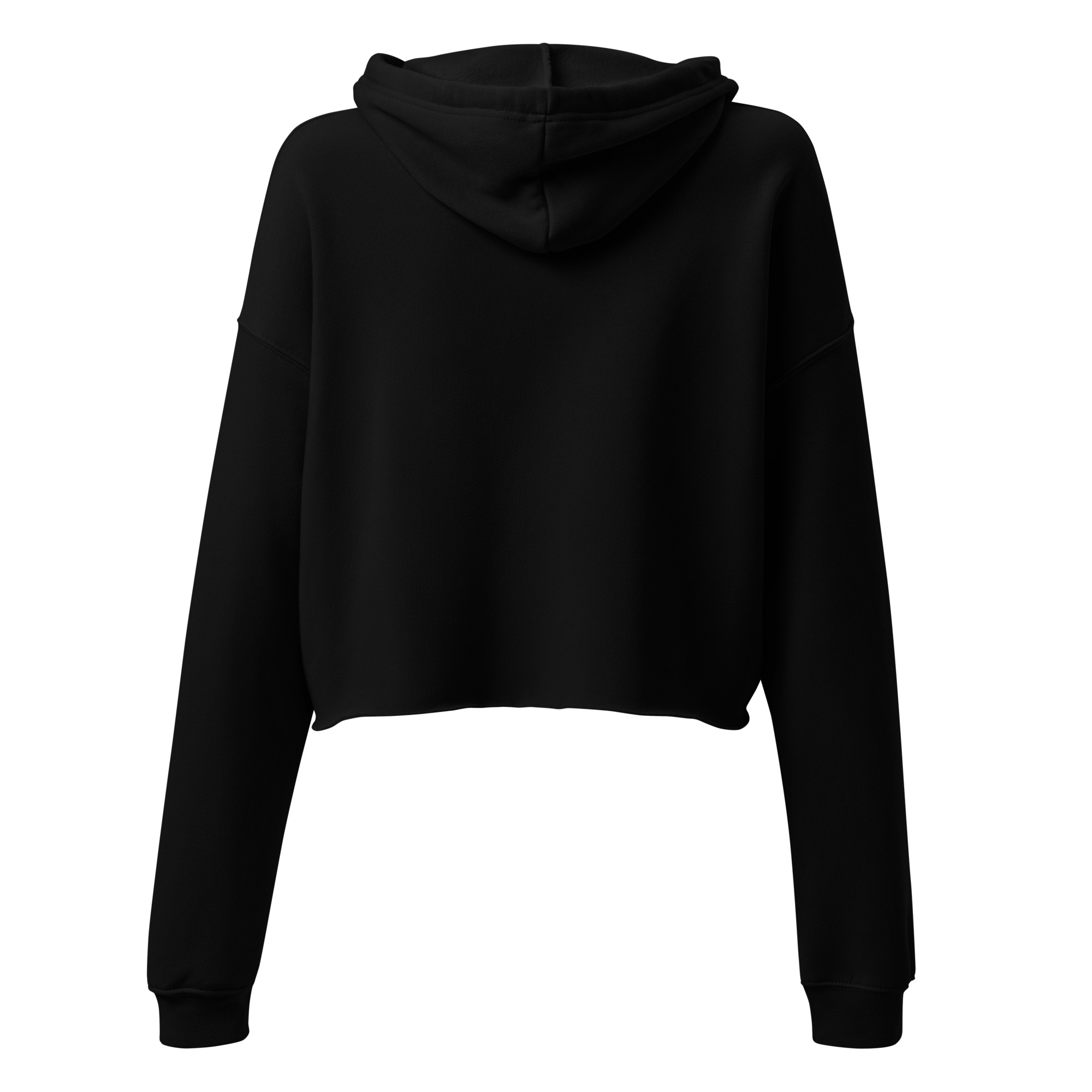 Layla Rey Red Font - Women's Crop Hoodie